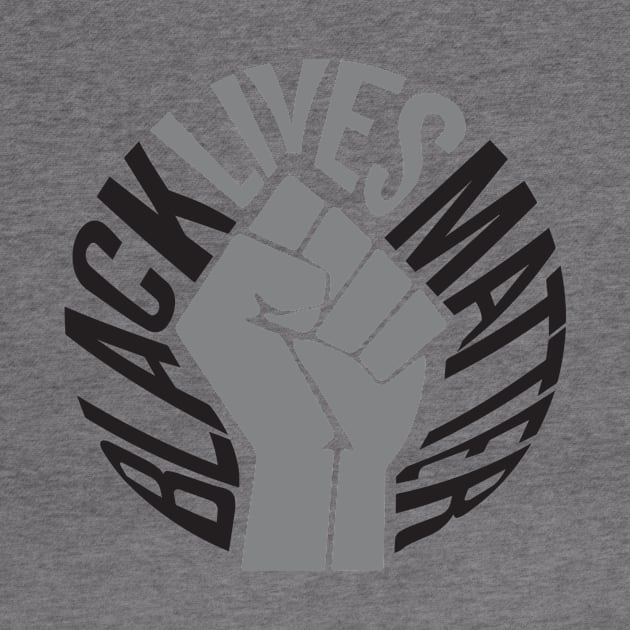 Black Lives Matter Fist by damienmayfield.com